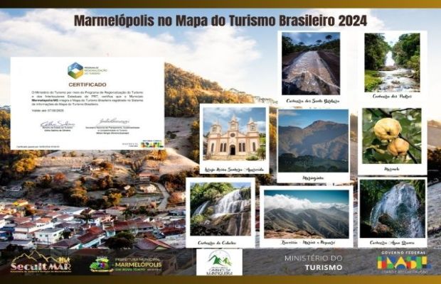 Marmelópolis no mapa do Turismo 2024